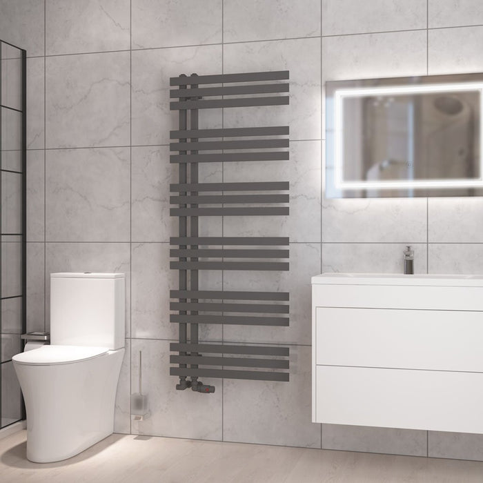 Eastbrook Hurley Straight Designer Heated Towel Rail Matt
