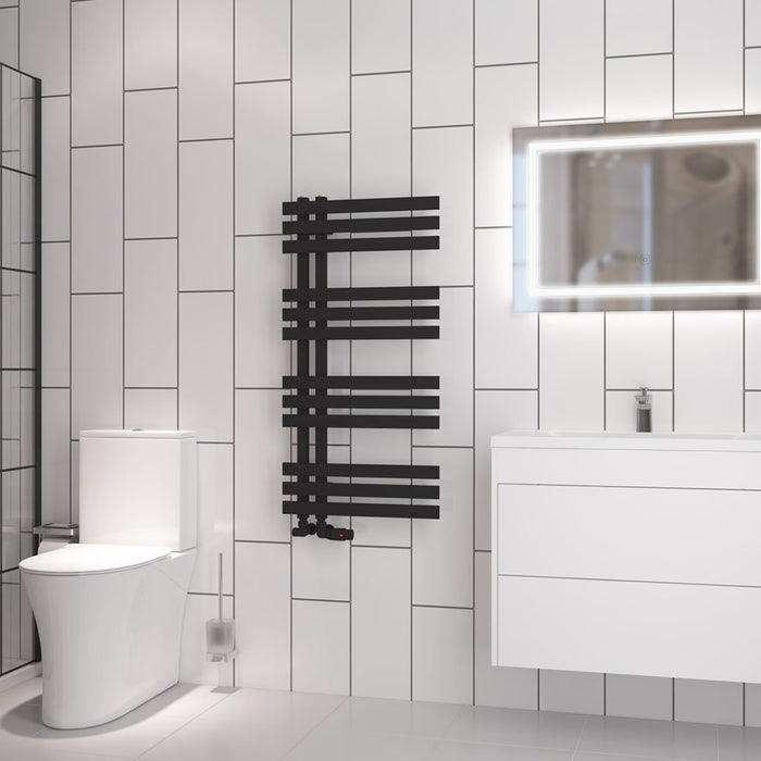 Eastbrook Hurley Straight Designer Heated Towel Rail Matt