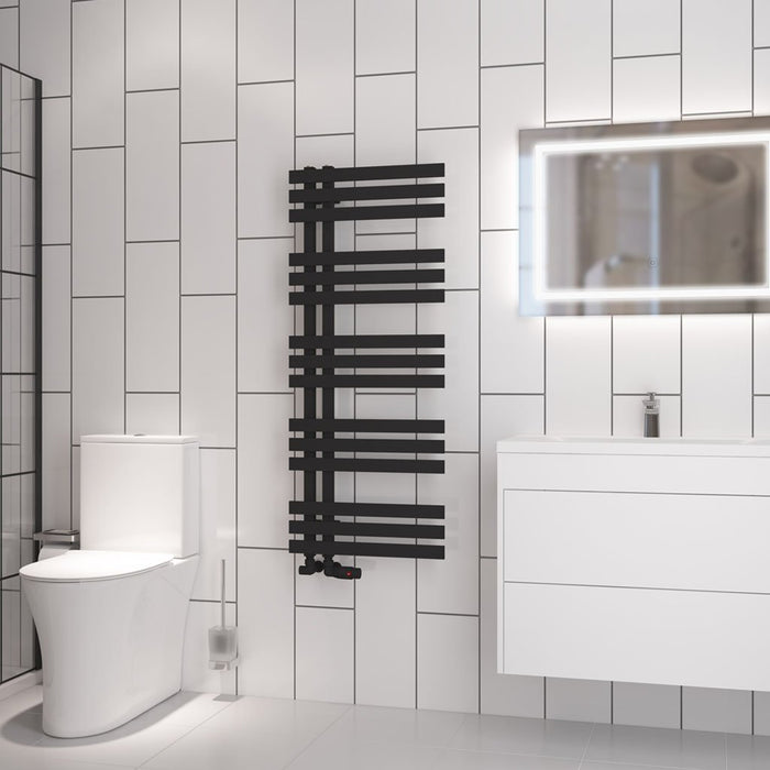 Eastbrook Hurley Straight Designer Heated Towel Rail Matt