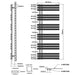 Eastbrook Hurley Straight Designer Heated Towel Rail Matt