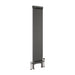 Eastbrook Imperia 2 Column Radiator Bare Metal - 1800mm x