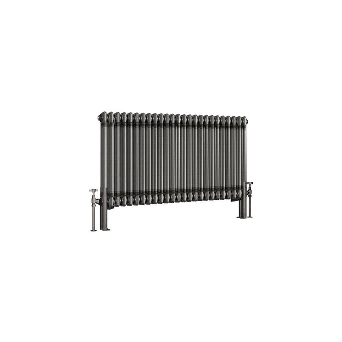 Eastbrook Imperia 2 Column Radiator Bare Metal - 600mm x