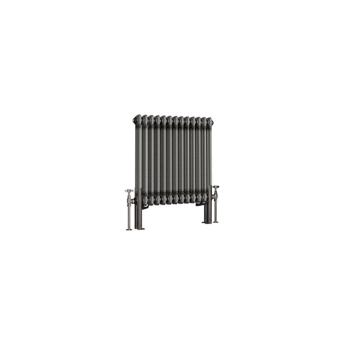 Eastbrook Imperia 2 Column Radiator Bare Metal - 600mm x