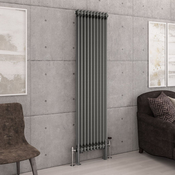 Eastbrook Imperia 2 Column Radiator Bare Metal - Column