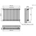 Eastbrook Imperia 2 Column Radiator Bare Metal - Column