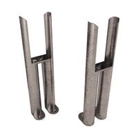 Eastbrook Imperia 2 Column Radiator Feet Pair Bare Metal