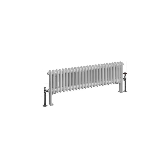 Eastbrook Imperia 2 Column Radiator Gloss White - 300mm x
