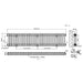 Eastbrook Imperia 2 Column Radiator Gloss White - Column