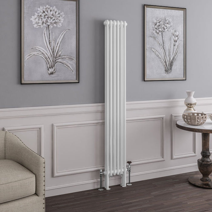 Eastbrook Imperia 2 Column Radiator Gloss White - Column