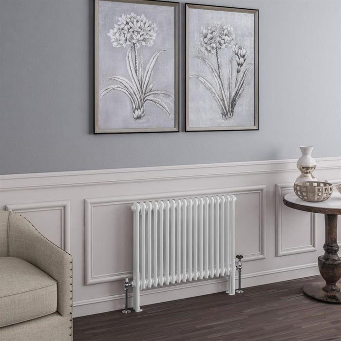 Eastbrook Imperia 2 Column Radiator Gloss White - Column