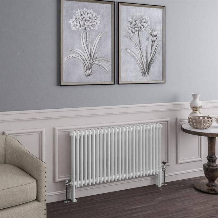 Eastbrook Imperia 2 Column Radiator Gloss White - Column