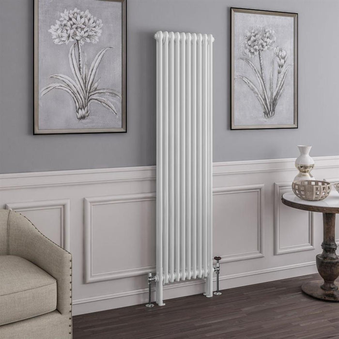 Eastbrook Imperia 2 Column Radiator Gloss White - Column