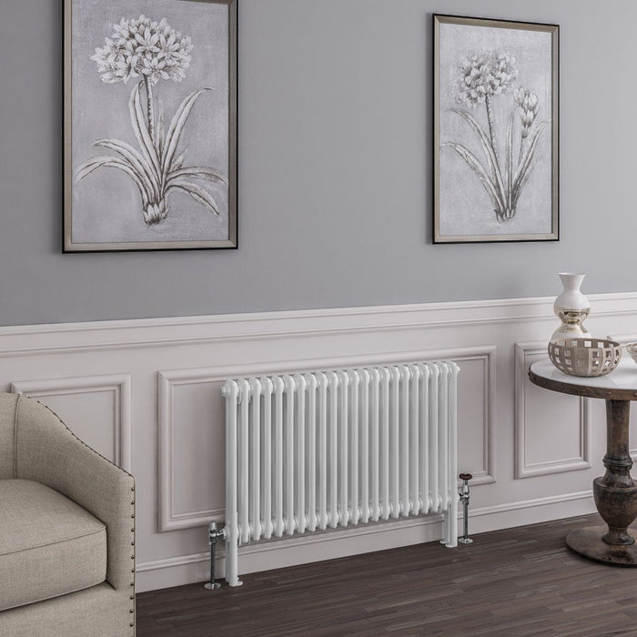 Eastbrook Imperia 2 Column Radiator Gloss White - Column