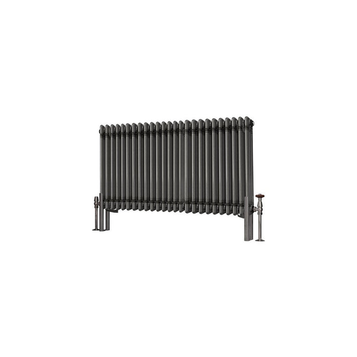 Eastbrook Imperia 3 Column Radiator Bare Metal - 600mm x