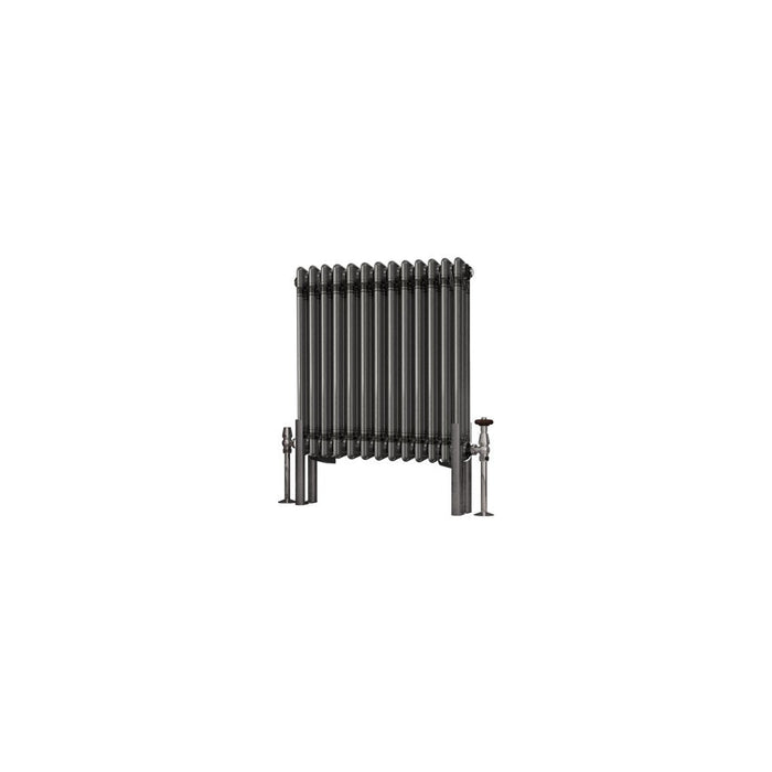 Eastbrook Imperia 3 Column Radiator Bare Metal - 600mm x