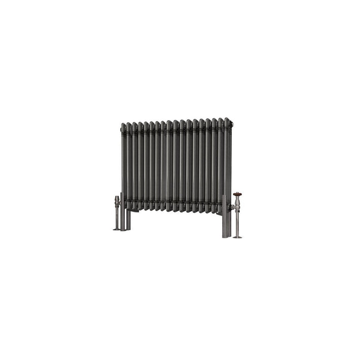 Eastbrook Imperia 3 Column Radiator Bare Metal - 600mm x