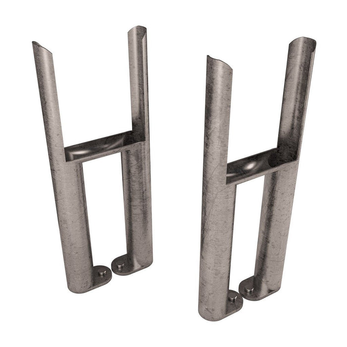 Eastbrook Imperia 3 Column Radiator Feet Pair Bare Metal