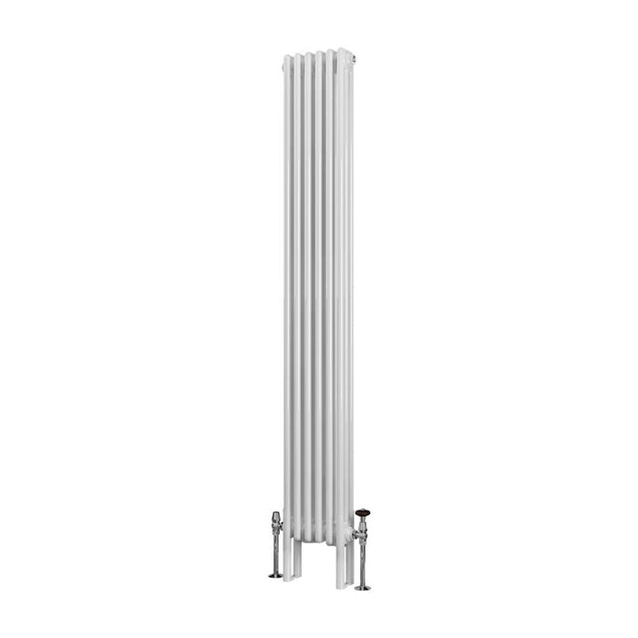 Eastbrook Imperia 3 Column Radiator Gloss White - 1800mm x