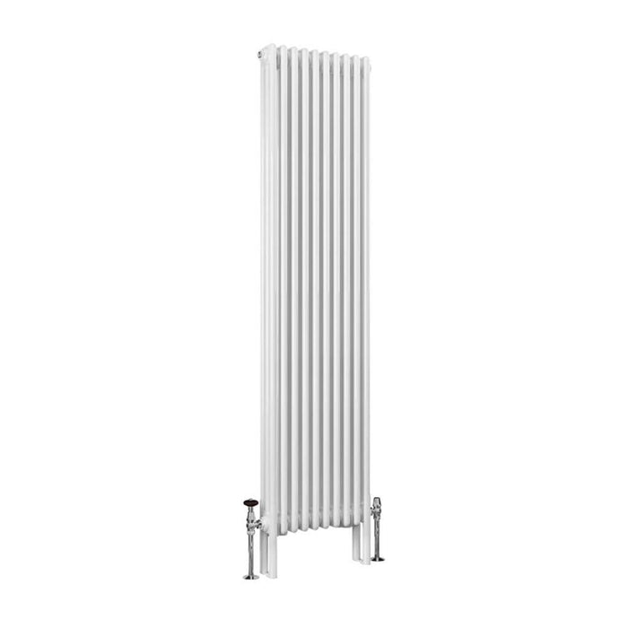 Eastbrook Imperia 3 Column Radiator Gloss White - 1800mm x