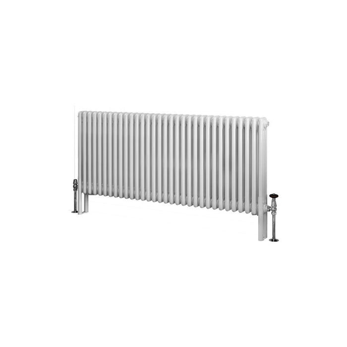 Eastbrook Imperia 3 Column Radiator Gloss White - 600mm x