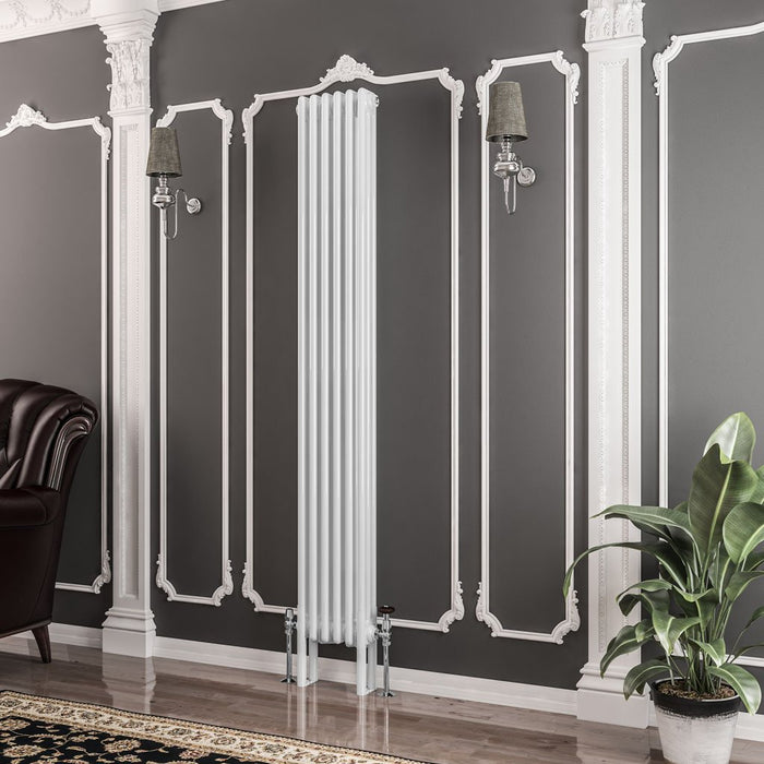 Eastbrook Imperia 3 Column Radiator Gloss White - Column