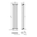 Eastbrook Imperia 3 Column Radiator Gloss White - Column