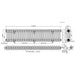 Eastbrook Imperia 3 Column Radiator Matt Anthracite