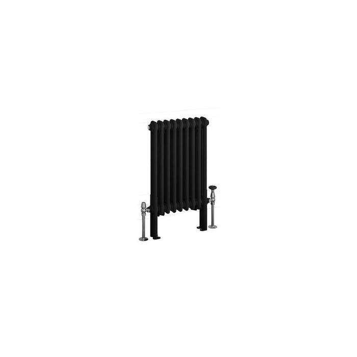 Eastbrook Imperia Vertical 2 Column Radiator - Matt Black
