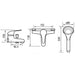 Eastbrook Isbourne Bath Shower Mixer Tap With Handset