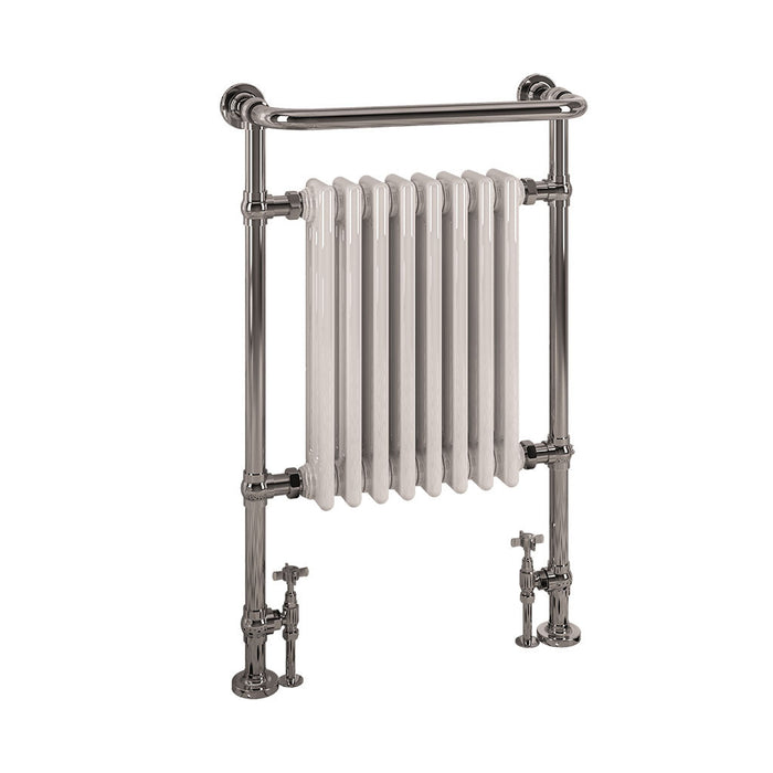 Eastbrook Isbourne Heated Towel Rail Chrome/White - 940mm x