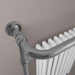 Eastbrook Isbourne Heated Towel Rail Chrome/White - Heated