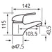 Eastbrook Isbourne Mono Basin Mixer Tap With Waste - Chrome