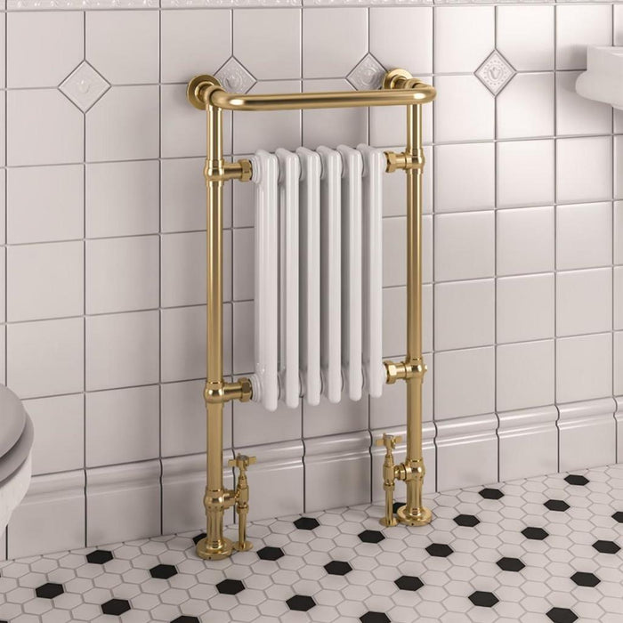 Eastbrook Isbourne Straight Heated Towel Rail Brushed