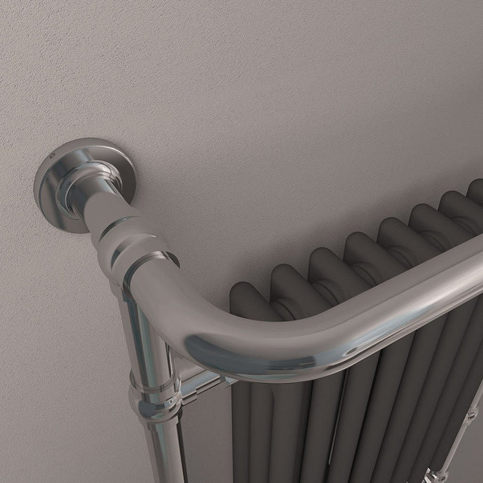 Eastbrook Isbourne Straight Heated Towel Rail Chrome/Matt