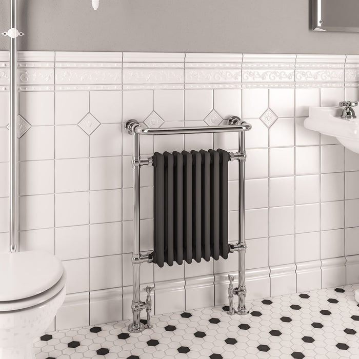 Eastbrook Isbourne Straight Heated Towel Rail Chrome/Matt