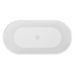Eastbrook Isleworth Freestanding Bath With Waste - White