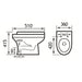 Eastbrook Kenley Back To Wall Toilet With Soft Close Seat