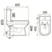 Eastbrook Kenley Comfort Height Close Coupled Toilet