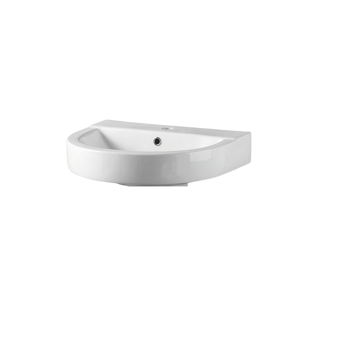 Eastbrook Kenley Wall Hung Basin 1 TH - White - 560mm