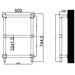 Eastbrook Kennet Dry Element Electric Towel Rail Matt