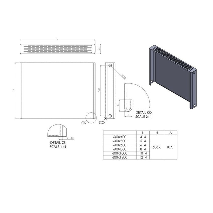 Eastbrook Keynsham Type 22 Horizontal Panel Radiator