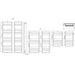 Eastbrook Kingswood Slimline Aluminium Heated Towel Rail