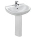 Eastbrook Kompact Cloakroom Basin With Full Pedestal