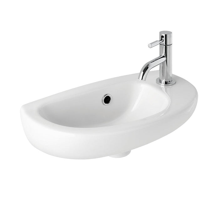 Eastbrook Kompact Cloakroom Wall Hung Basin - 419mm Wide