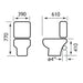 Eastbrook Kompact Close Coupled Toilet With Cistern
