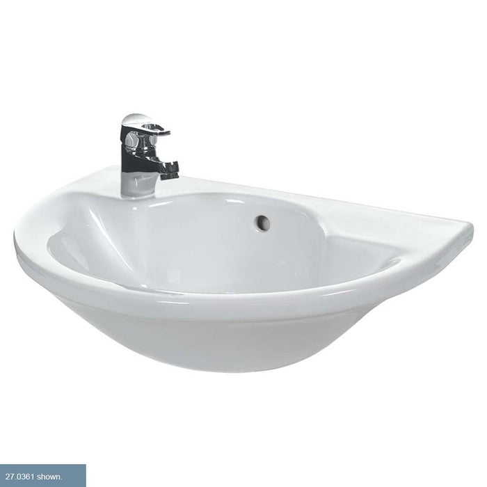 Eastbrook Kompact Semi Recessed Basin - 560mm Wide - 2 TH