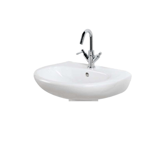 Eastbrook Kompact Wall Hung Basin - 560mm Wide - 1 TH