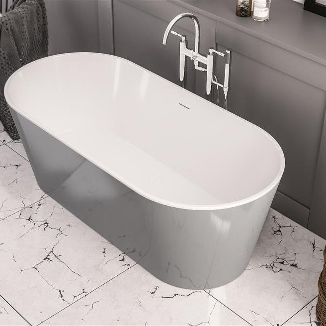 Eastbrook Lambeth Freestanding Double Ended Bath With Waste