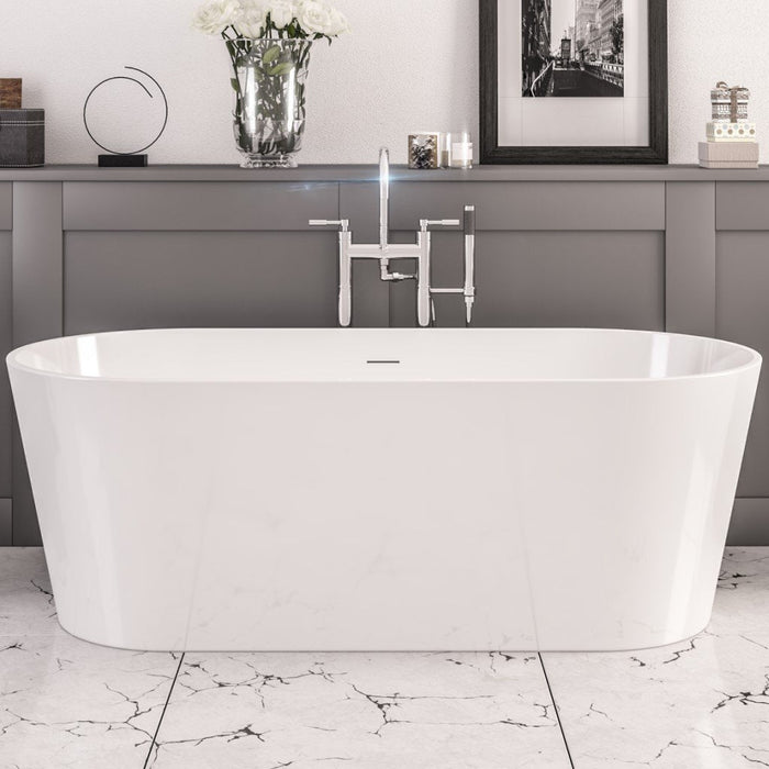 Eastbrook Lambeth Freestanding Double Ended Bath With Waste