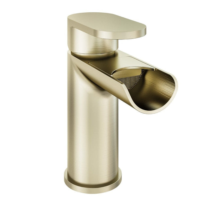 Eastbrook Ledwell Mono Basin Mixer Tap With Waste - Brushed